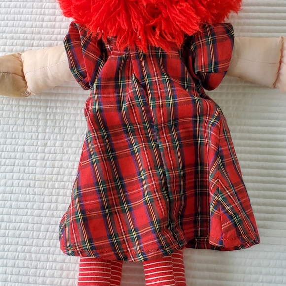Raggedy Ann Rag Doll Vintage 14" Plush Stuffed Red - Picture 8 of 8